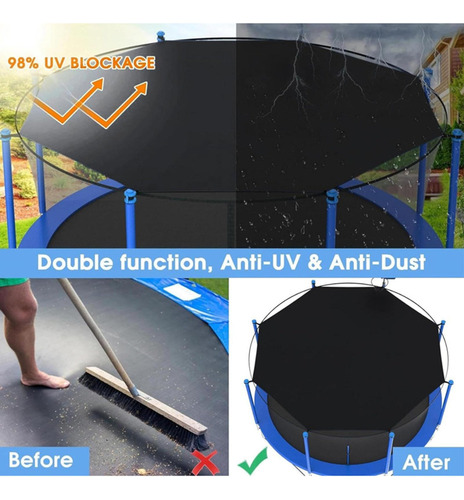 Lona Protectora Para Cama Elástica, Cubierta 14 Pies