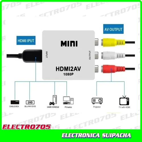 Convertidor HDMI A RCA Guatemala