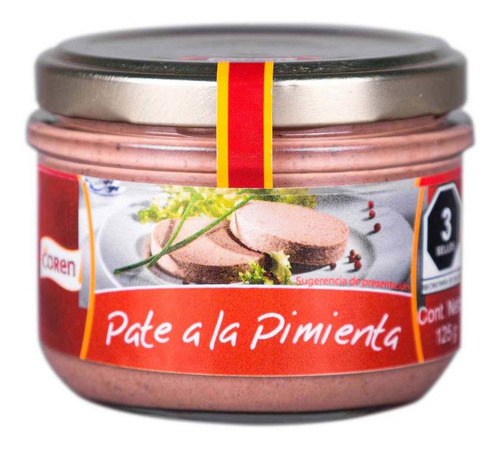 Paté de cerdo Coren A La Pimienta 125g