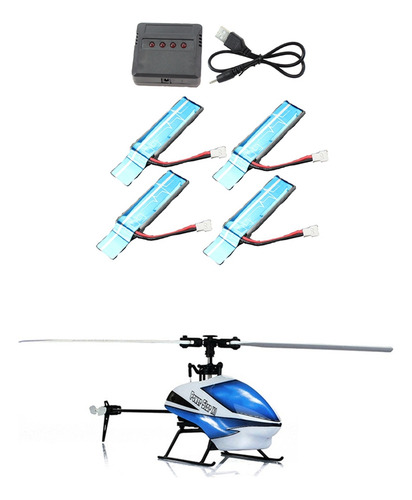 Batería Li-po Mejorada De 3,7 V, 520 Mah, 30 C, 4 Unidades C