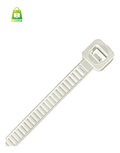 Abracadeira Nylon Branco 150x2,5mm Pacote Com 100 Unidades
