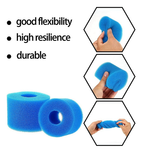 2025 18 Piece Filter Sponge For Pure Spa Type S1 Reuse