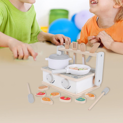 Cozinha De Brinquedo De Madeira, Mini Cozinha E