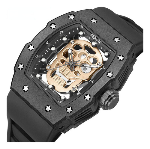 Reloj Baogela Silicone Skeleton Luminous Quartz