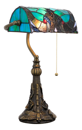 Rhlamps Banker Lamp Tiffany - Lmpara De Escritorio Estilo Vi