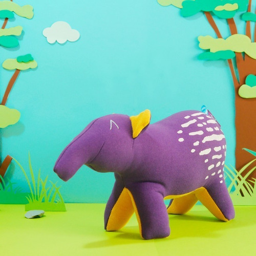 Muñeco De Apego Animales Argentinos Tapir Bebé Bicho Canasto