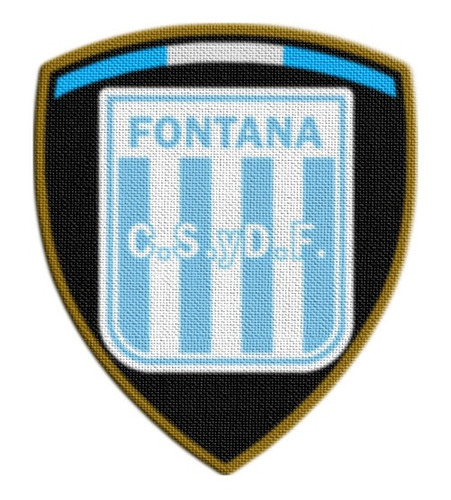 Parche Escudo Black Deportivo Fontana Chaco