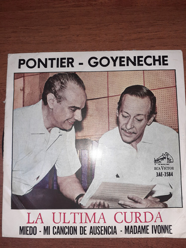 Disco Vinilo La Última Curda De Pontier - Goyeneche 