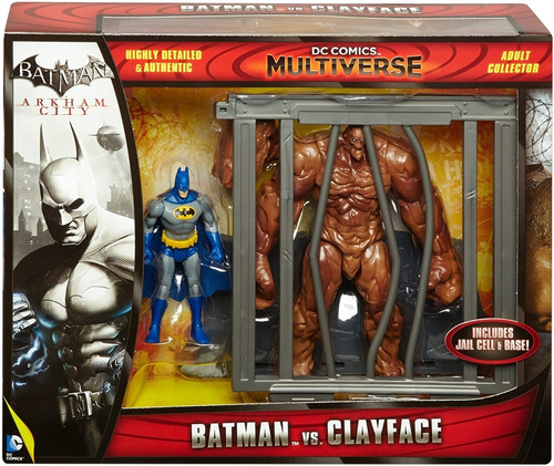 Figura De Acción Dc Multiverse Batman Vs Clayface Mattel Dgl