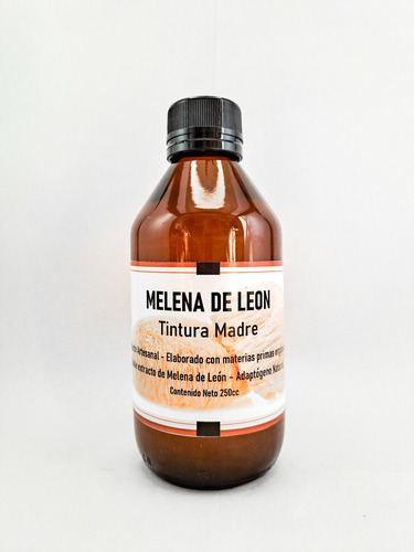 Tintura Madre Melena De Leon 250ml. Concentracion Alta.