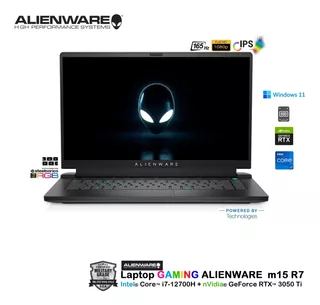 Alienware M15 R7 Core I7-12700h 64gb 512gb 15.6fhd Rtx 4gb