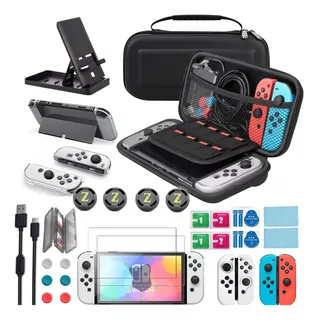 29 En 1 Kit De Funda Y Estuches Para Nintendo Switch Oled