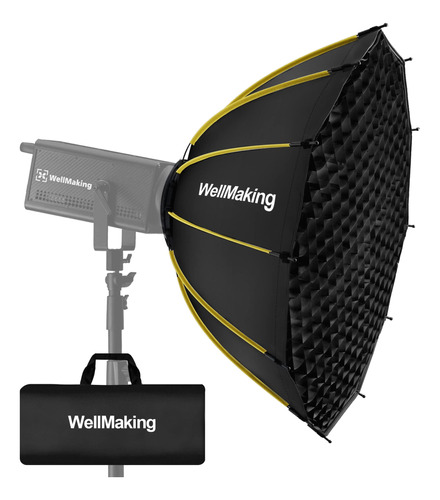 Wellmaking Softbox Plegable De 33 Pulgadas / 33.5in Con Sopo