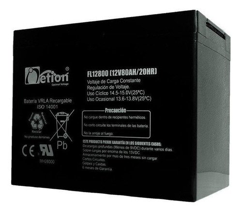 Bateria Vrla Netion 12v 80ah Recargable Sellada