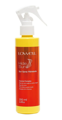 Spray Hidratante Protetor Solar Térmico Lowell Hide Sun