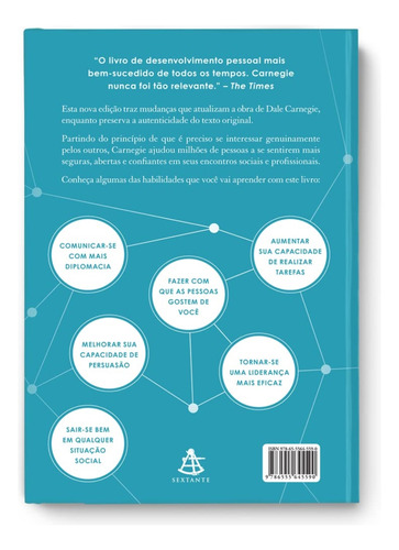 Como Fazer Amigos E Influenciar Pessoas - Capa Dura - Dale Carnegie - Sextante - Livro Físico