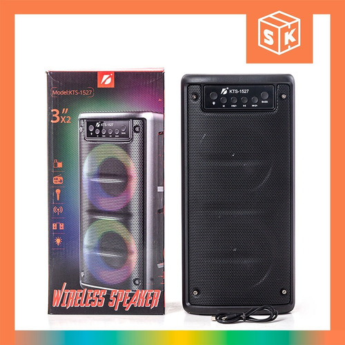 Imagen 3 de 10 de Parlante Bluetooth Inalámbrico Mini Torre Jack Usb Led Rgb