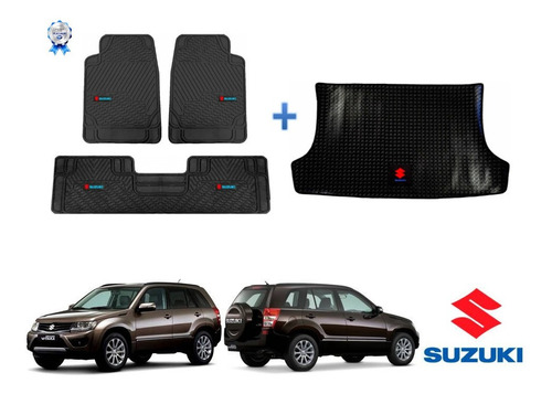 Tapetes Logo Suzuki + Cajuela Grand Vitara 2006 2007 A 2015