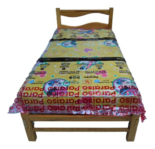 Cama De Madera 1.5 Plaza (no Incluye Colchón)