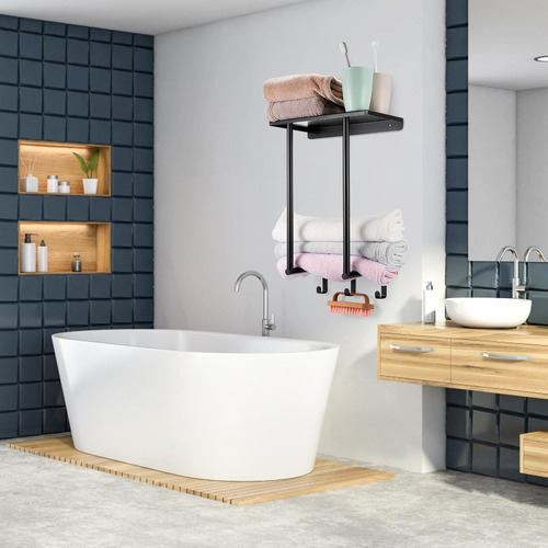 Estante De Toalla - Toallero Para Baño, Toallero Con