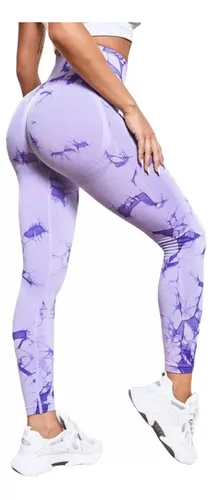 Calza Leggins Tie Dye Push Up - Calidad 100% Premium