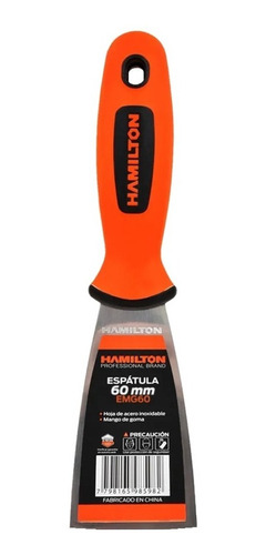 Espatula De Acero Inoxidable Profesional 60 Mm Hamilton