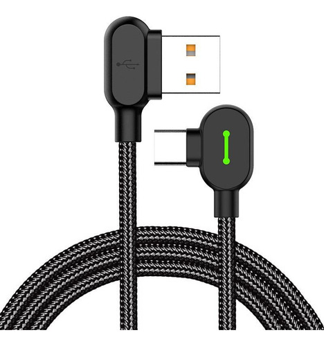 Cable Mcdodo Usb Tipo C 3 Metros Reversible 90º Led | Dfast