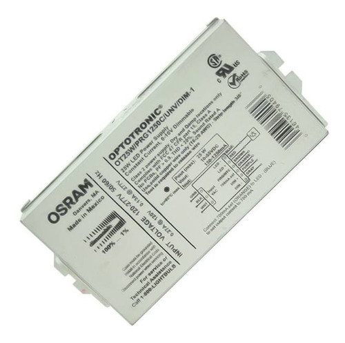 Controlador Led Osram 25w 1250ma Ot25w/prg1250c/unv/dim-1