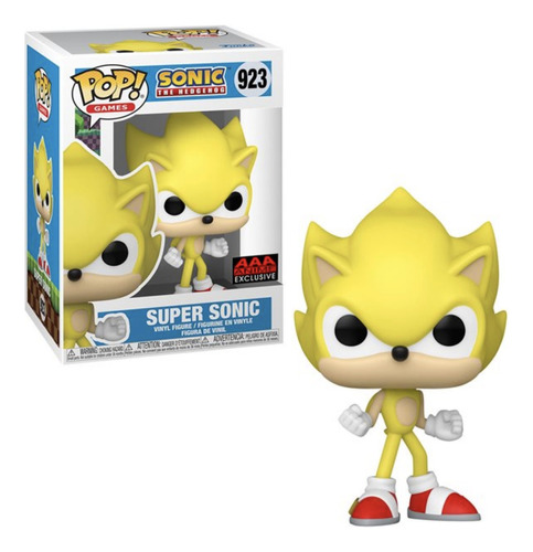 Super Sonic Funko Pop 923 Exclusivo Aaa Original Sonic