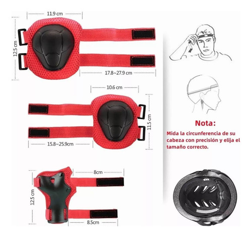 Juego De Casco De Bicicleta Para Niños, Rodilleras, Coderas