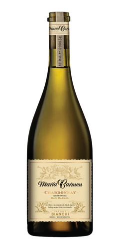 Vino Maria Carmen Chardonnay 750ml. Bodegas Bianchi