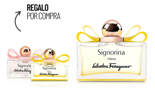 Kit Perfume Mujer Salvatore Ferragamo Signorina Libera Edp 3