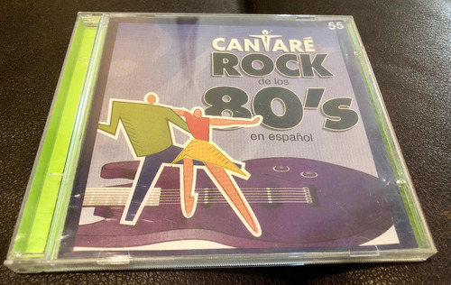 Cd Karaoke Cantaré Vol 55  Rock De Los 80s En Español 