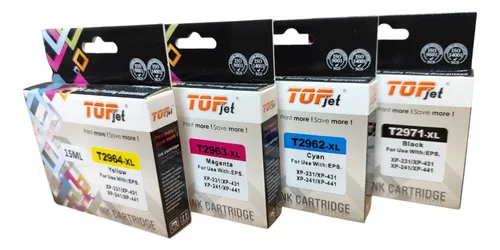 Pack Cartucho Compat Epson Xp231 - Xp235/xp431/xp241 /xp441