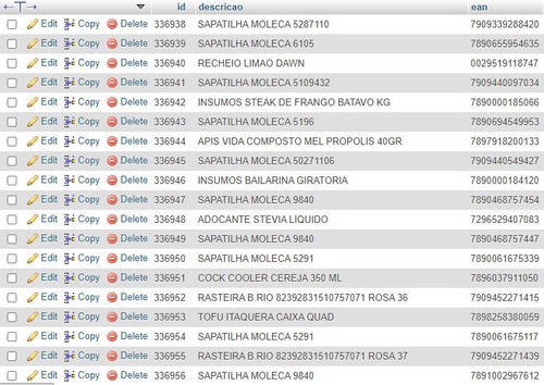 Banco De Dados 506.000 Produtos + Ean + 63.500 Imagens