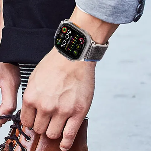 Correa Reloj Extensible Para Apple Watch Ultra Tela Serie Cuotas