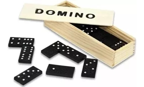 Domino Economico Juego Mesa Caballero Regalo Madera