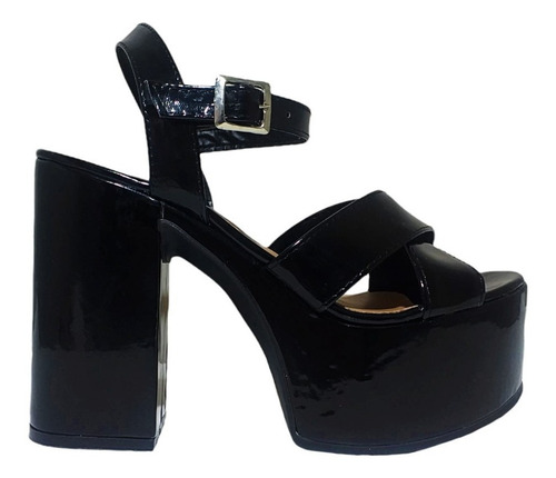 Imagen 2 de 5 de Sandalias Sami Charol Black