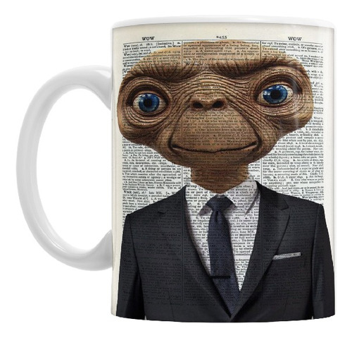 Taza De Cerámica - E.t Extraterrestre Película Vintage Retro