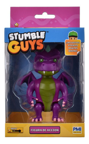 Figura 12 Cms Con Accesorios Stumble Guys - Dusk Dragon