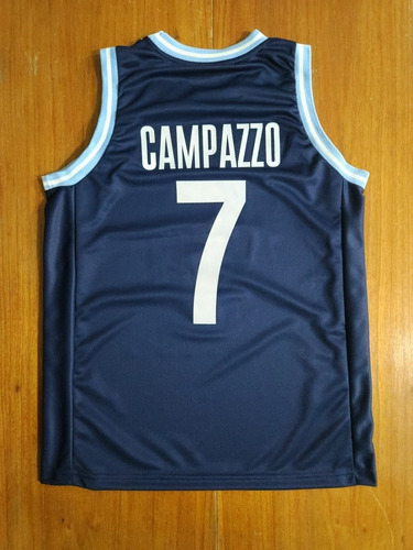 Imagen 2 de 2 de Musculosa Seleccion Argentina Basquet Campazzo 7