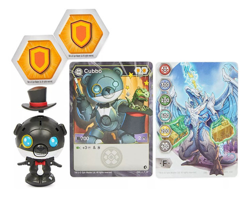 Bakugan 2021 Darkus Cosplay Magician Cubbo 2 Pulgadas Core F
