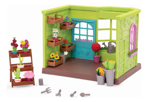 Li'l Woodzeez - Set De Floristería + 28 Accesorios
