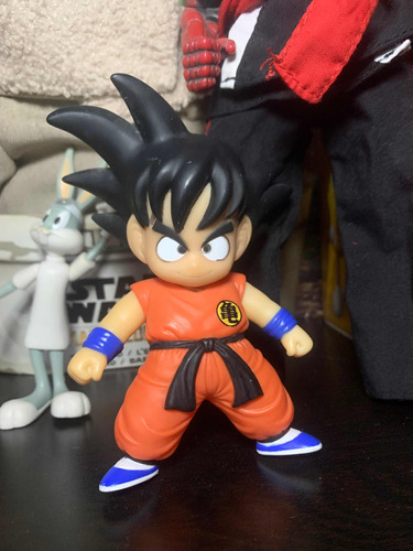 Dragon Ball Sofubi Goku Niño Traje Naranja Banpresto Bandai 