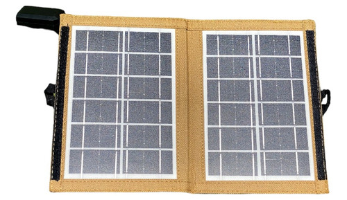 Panel Solar Portátil Plegable Con Cargador Solar Usb De 7w