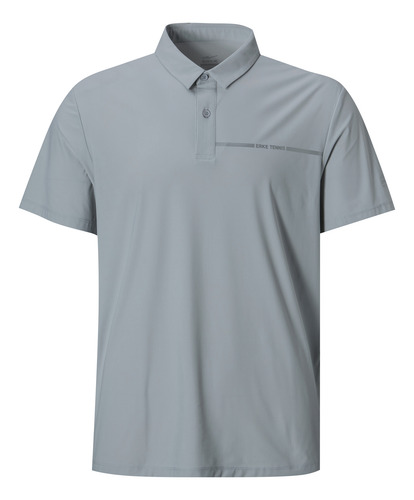 Camiseta Polo Erke Para Hombre Gris