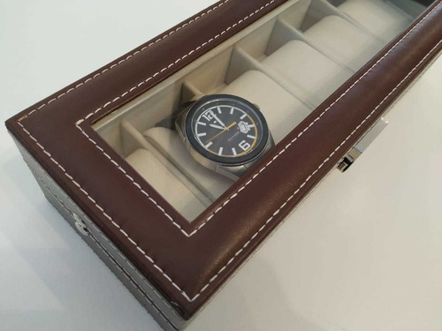 Imagen 3 de 9 de Estuche Caja Organizador Para 6 Relojes