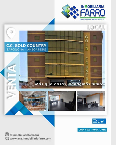 Imagen 1 de 7 de En Venta Local Comercial Ubicado En El Centro Comercial Gold Country Ve03-576gc-over