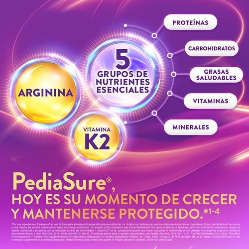 Pack X24 Bebidas Pediasure Sabor Vainilla 237ml C/u Abbott Vainilla