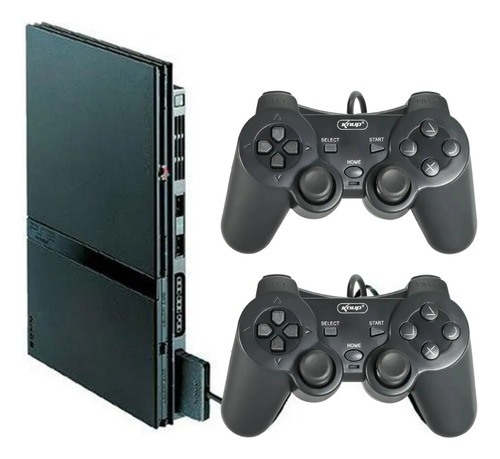 Playstation 2 Ps2 Revisado Garantia 2 Controles + Memory Card Vai Na Caixa (Recondicionado)